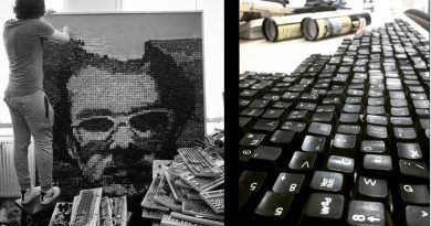Târgoviște Underground: Un tânăr artist târgoviștean a transformat 10000 de taste într-o operă de artă! Târgoviște Underground: Un tânăr artist târgoviștean a transformat 10000 de taste într-o operă de artă!