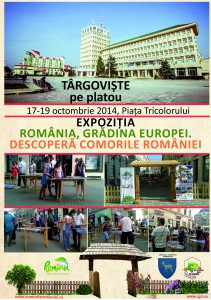 AFIS EXPOZITIE TARGOVISTE - 17-19 octombrie 2014