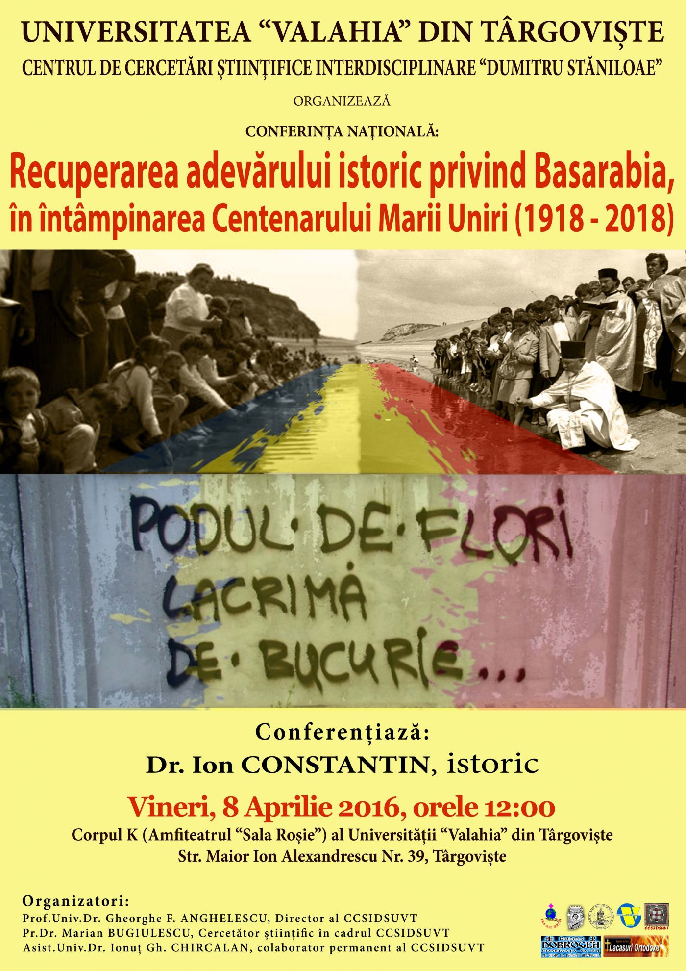 Afis Marile Puteri_Unirea_Basarabia - Ion Constantin_Targoviste