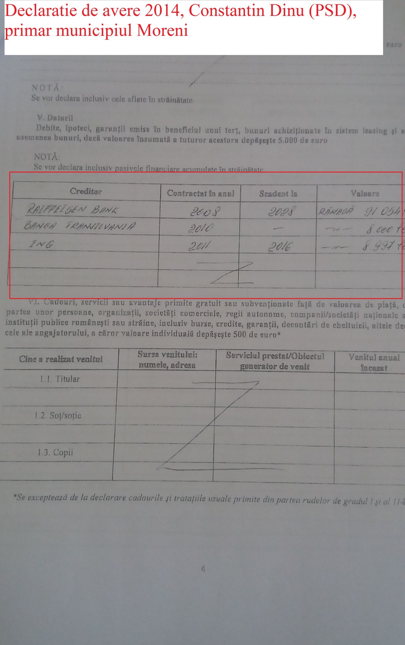 declaratie dinu 2014