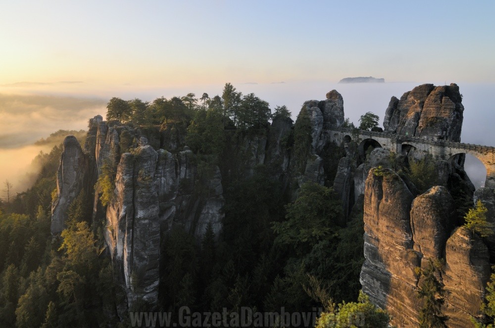 Frontieră dintre Germania și Repubila Cehă este una dintre cele mai spectaculoase din lume.