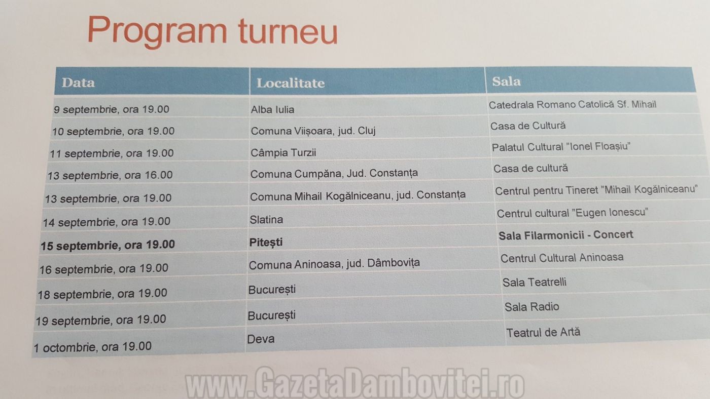 program turneu