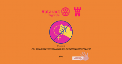 Rotaract Club Targoviste propune hashtag`ul #ZIEVF, campanie online contra violenței asupra femeilor Rotaract Club Targoviste propune hashtag`ul #ZIEVF, campanie online contra violenței asupra femeilor