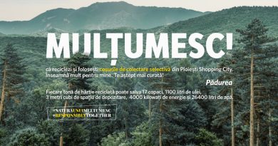 Ploiești Shopping City lansează campania „Natura unui MULȚUMESC”, prima inițiativă care încurajează colectarea selectivă într-un centru comercial din Ploiești Ploiești Shopping City lansează campania „Natura unui MULȚUMESC”, prima inițiativă care încurajează colectarea selectivă într-un centru comercial din Ploiești