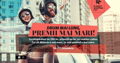 Drum mai lung, premii mai mari: Distanța parcursă până la Ploiești Shopping City se transformă în premii instant Drum mai lung, premii mai mari: Distanța parcursă până la Ploiești Shopping City se transformă în premii instant