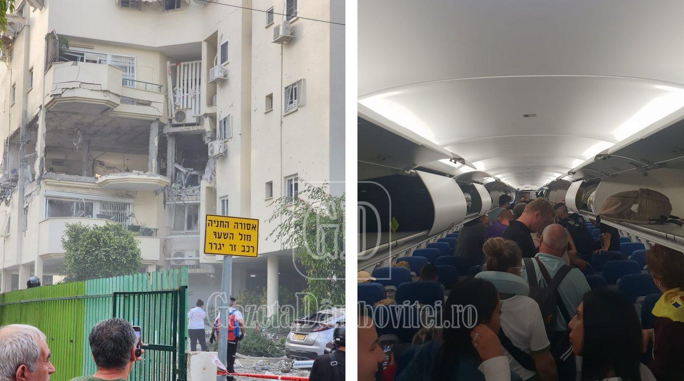 Experiența unui turist târgoviștean pe aeroportul din Tel Aviv în timpul bombardamentelor nocturne