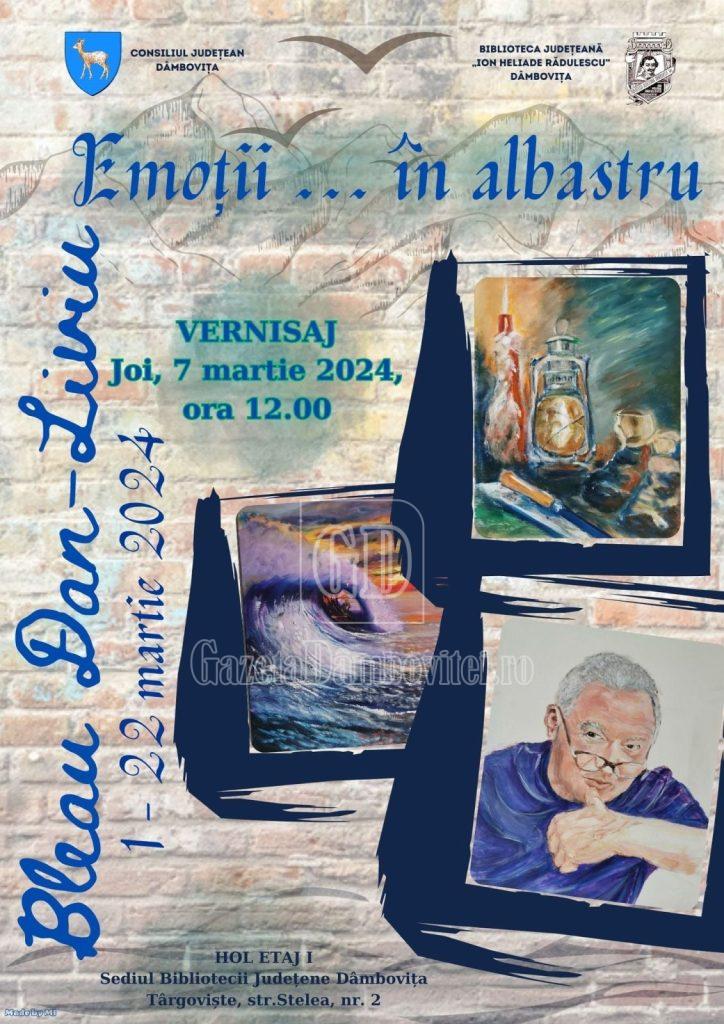 afis emotii in albastru