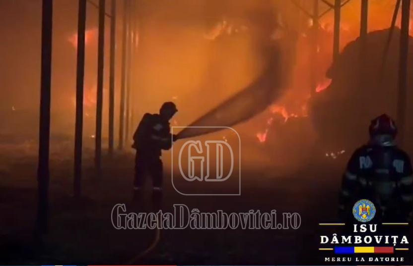incendiu baloti