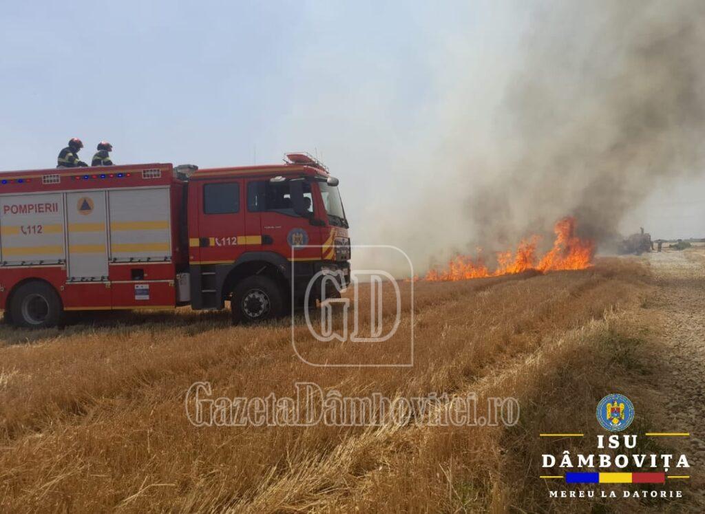 incendiu baloti