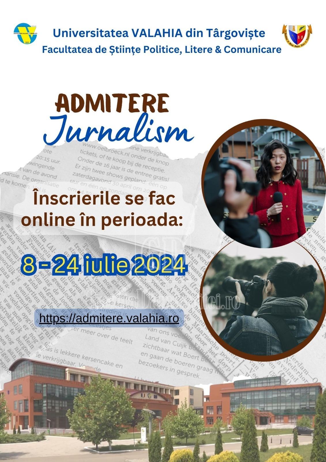 admitere jurnalism