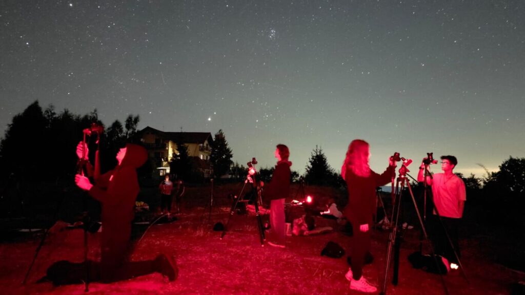 Astrofotografi la lucru – foto: Valentin Grigore