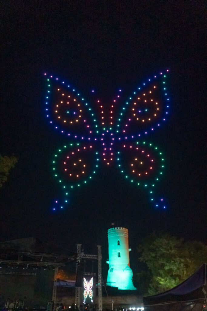 zilele cetatii 2024 targoviste spectacol drone si artificii (4)