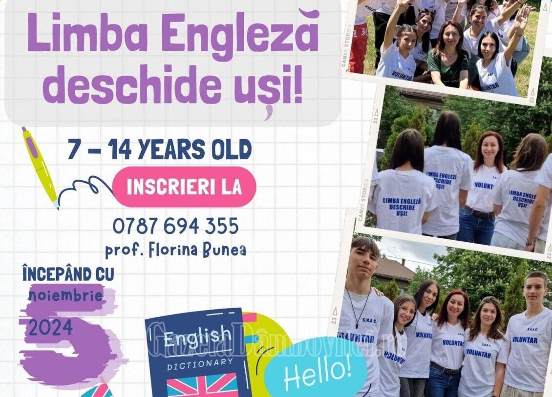 afis limba engleza deschide usi
