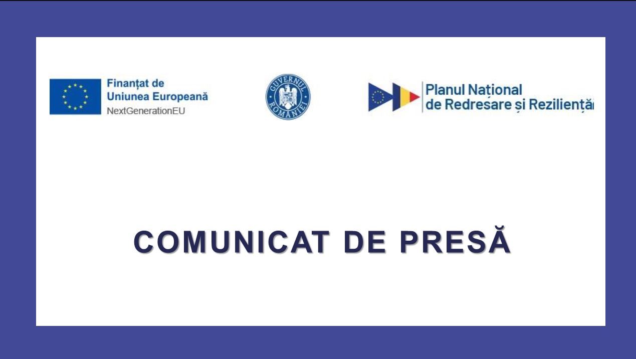 comunicat de presa pnrr cover