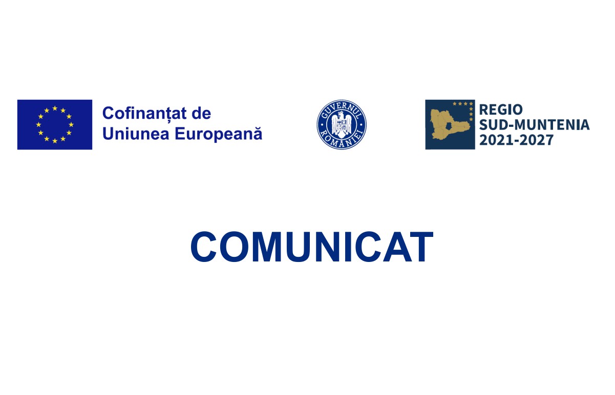 comunicat regio sud muntenia 2021 2027
