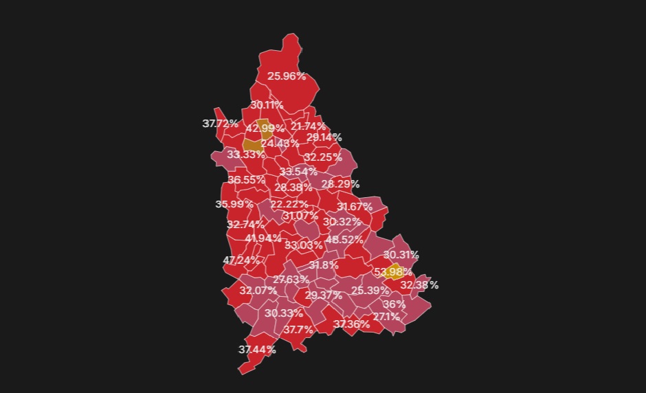 harta alegeri locale