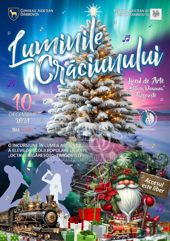 afis luminile craciunului