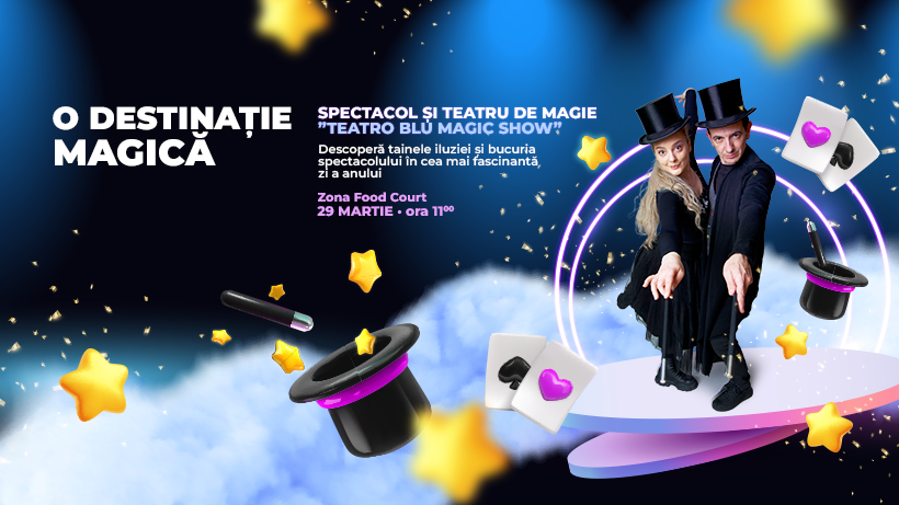 spectacol magie 29 martie
