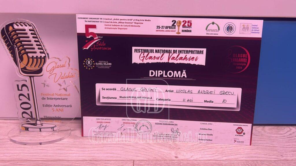 diploma glasul valahiei