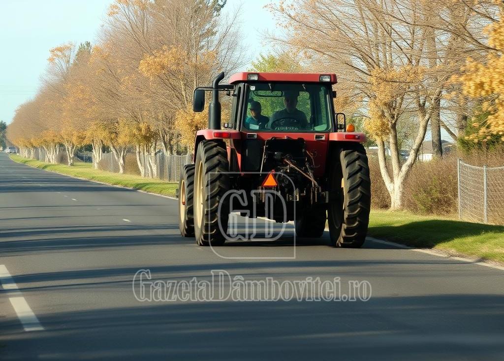tractor pe drum ai