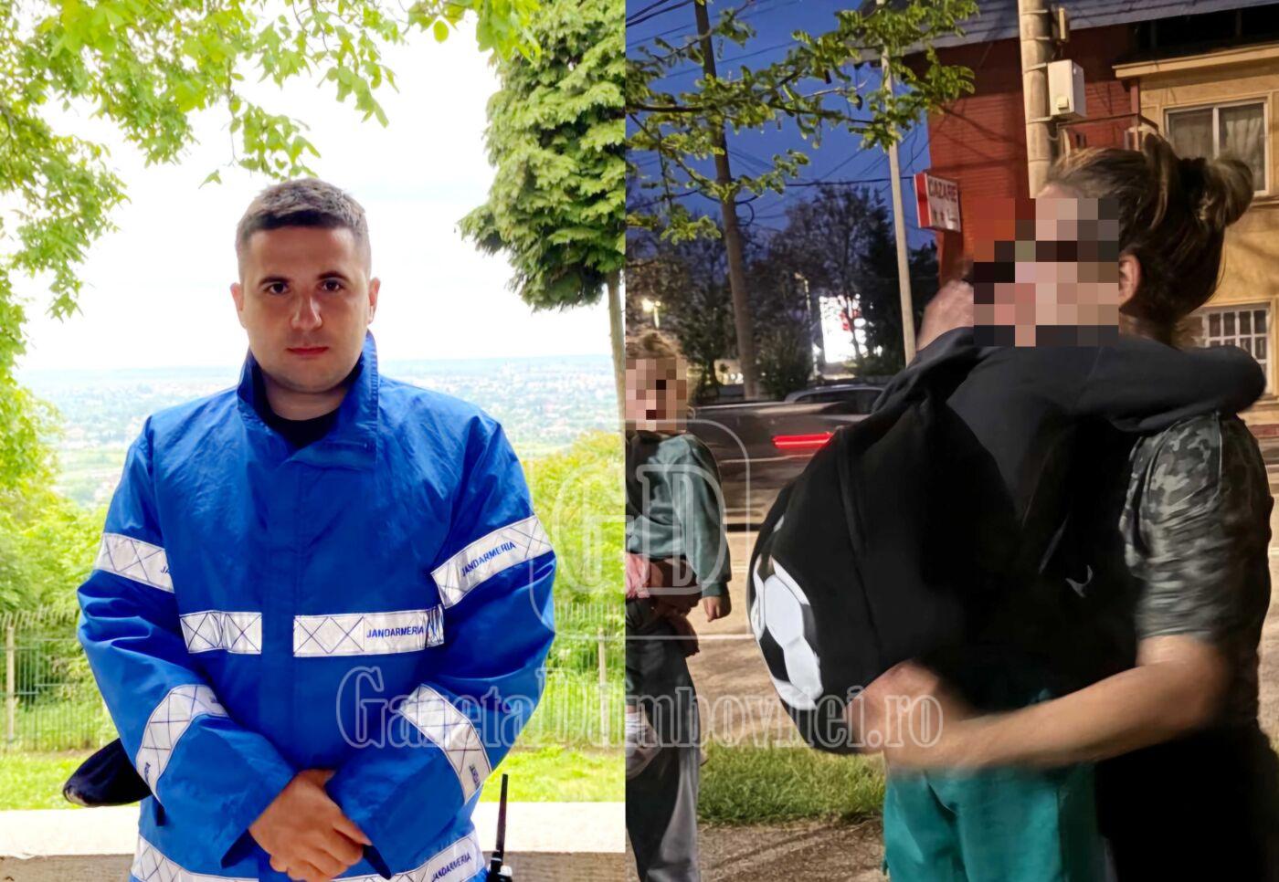 foto ofițer aflat în timpul liber