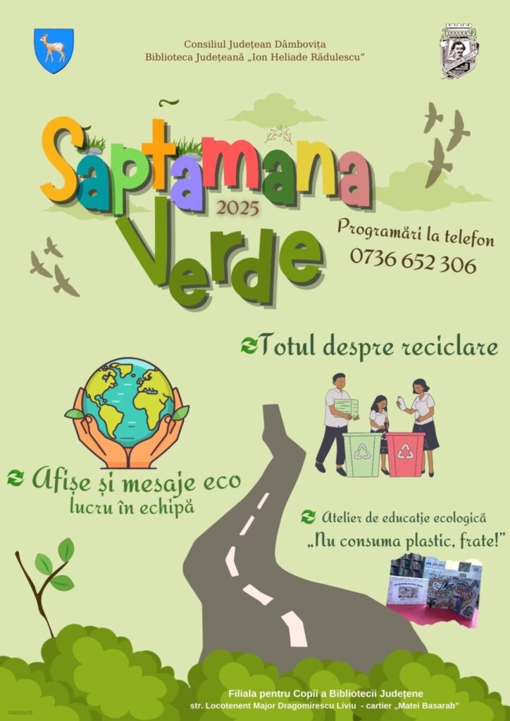 saptamana verde biblioteca afis