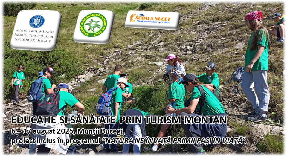 banner educatie si sanantae prin turism montan