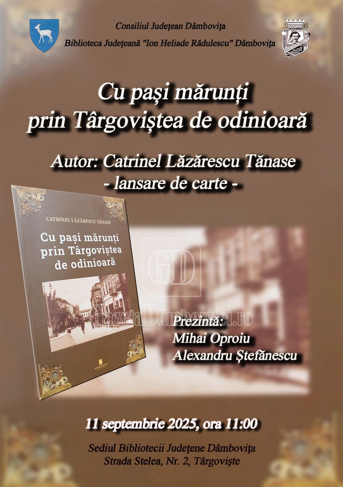 afis lansare carte 11 sept 2025