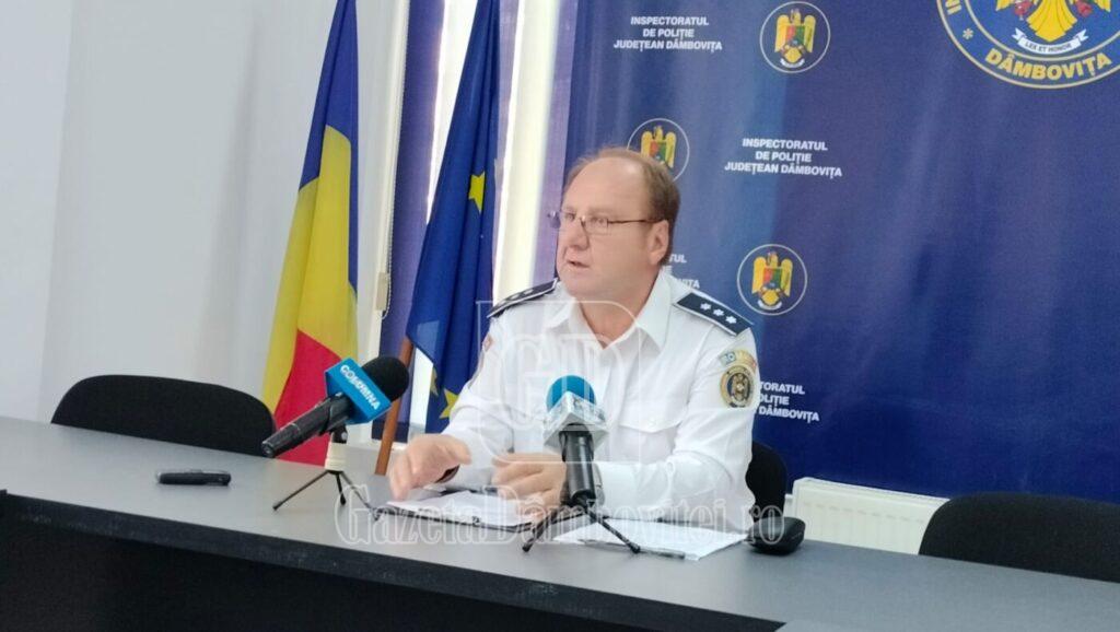 comisar șef de poliție polexe ion viorel inspector șef al ipj dâmbovița.