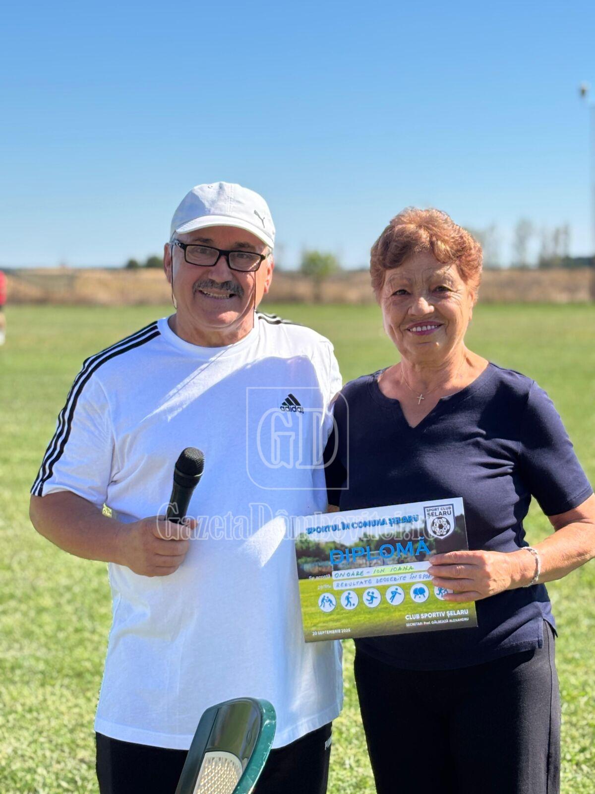 Doamna Ion Ioana, veterana la atletism cu multe diplome în domeniu
