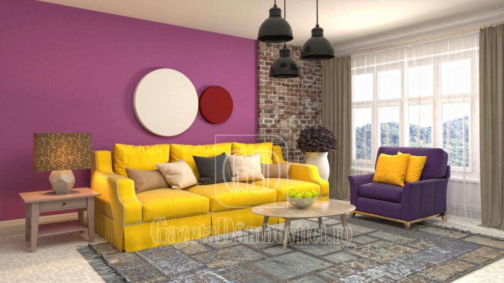 illustration of the living room interior