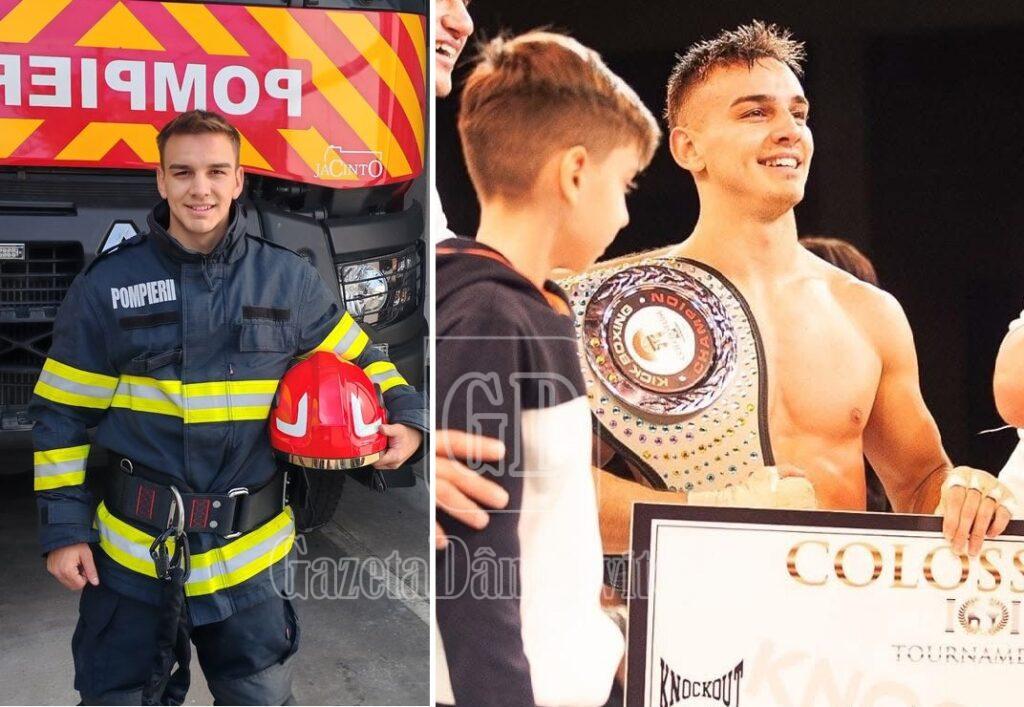 Marinescu Iulian - Campion în ring, salvator în misiuni! Pompierul dâmbovițean are un palmares sportiv impresionant