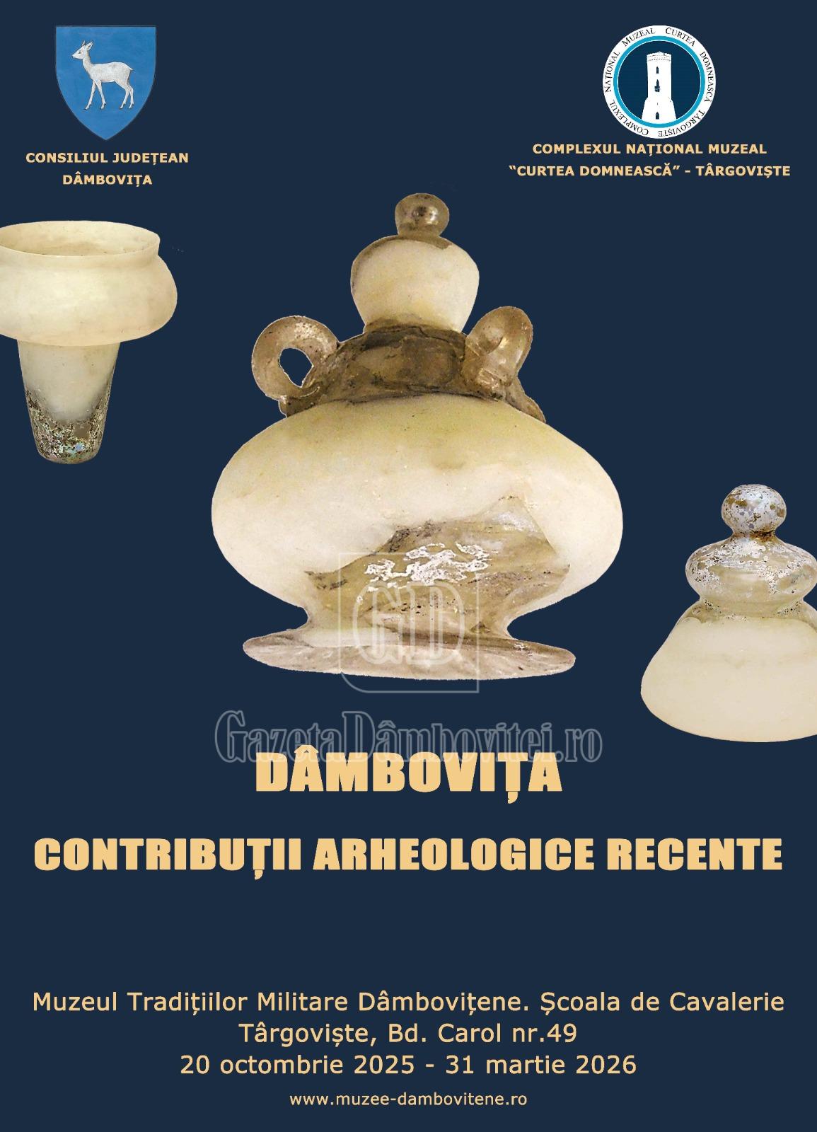 afiș expoz. contributii arheologice recente