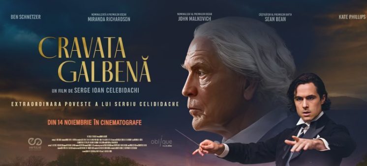 cravata galbena
