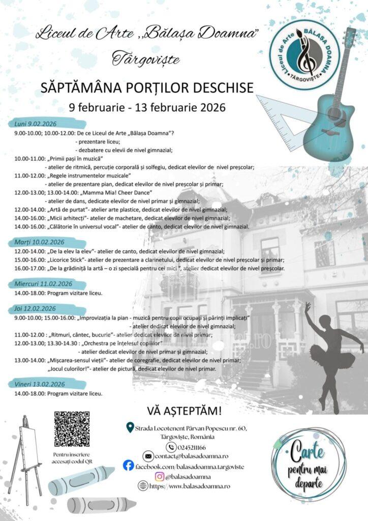 program saptamana portilor deschise