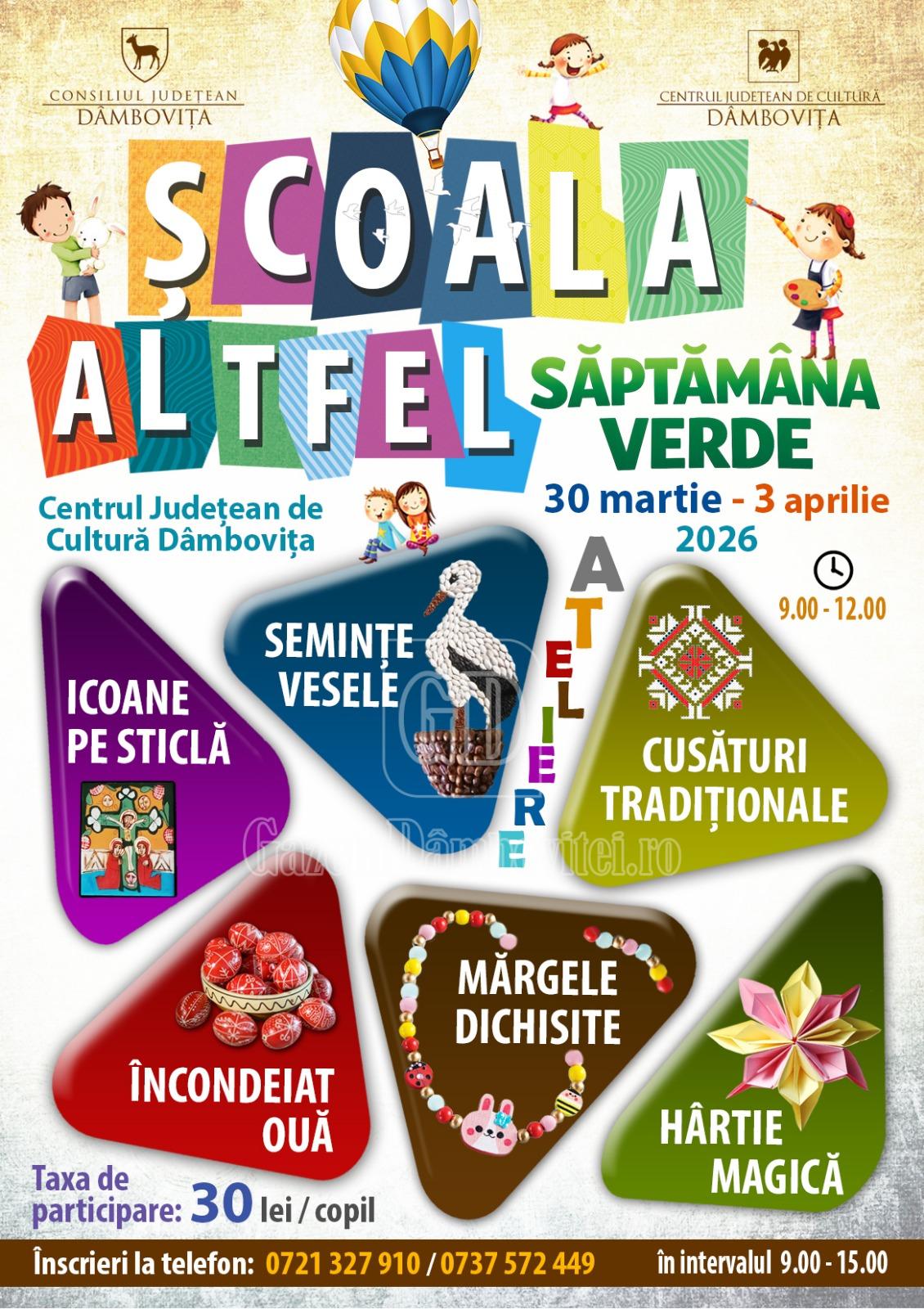 afiș Școala altfel 2026