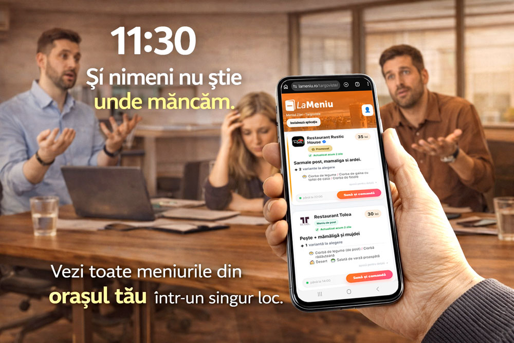 meniul zilei targoviste