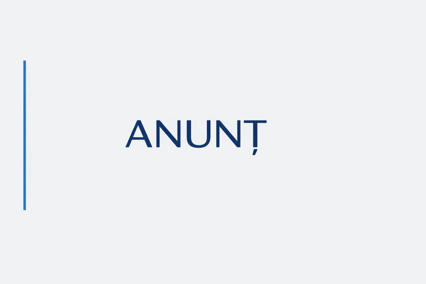 anunt modern minimalist