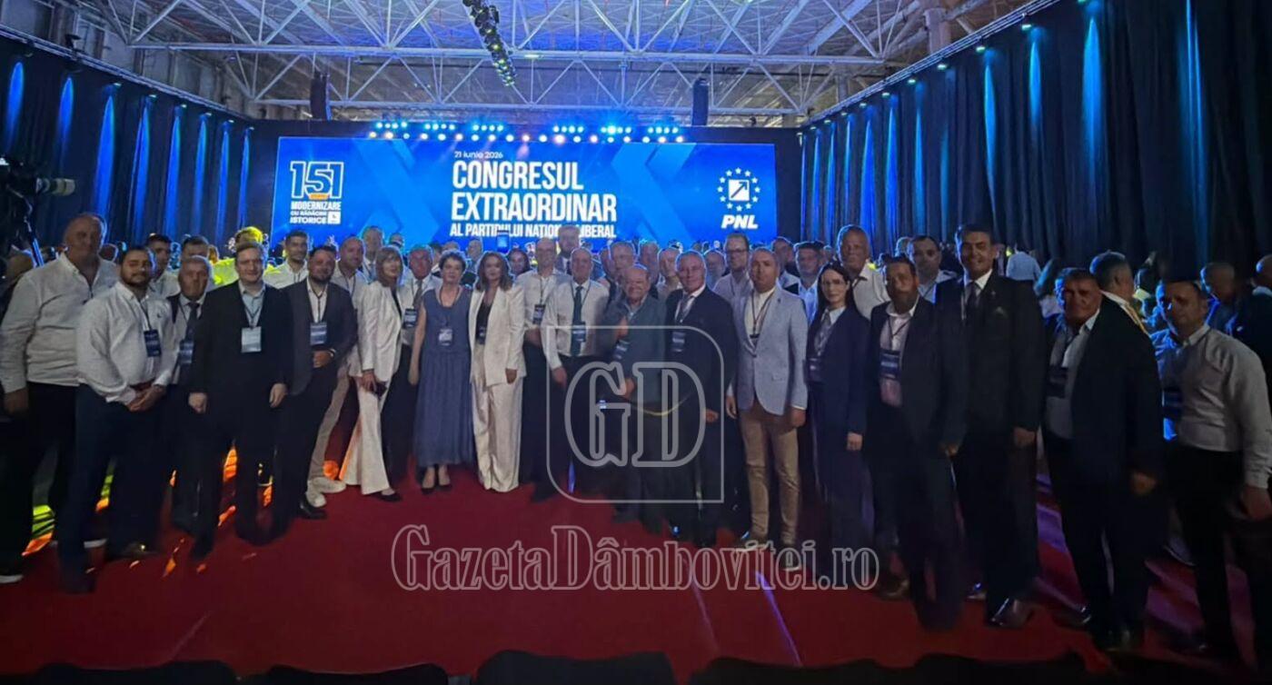 Delegatia PNL Dambovita la Congresul Extraordinar din 21 iunie 2026.
