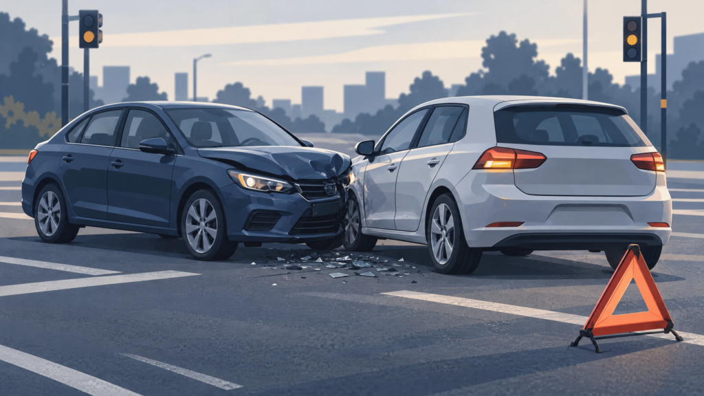 ilustratie accident auto