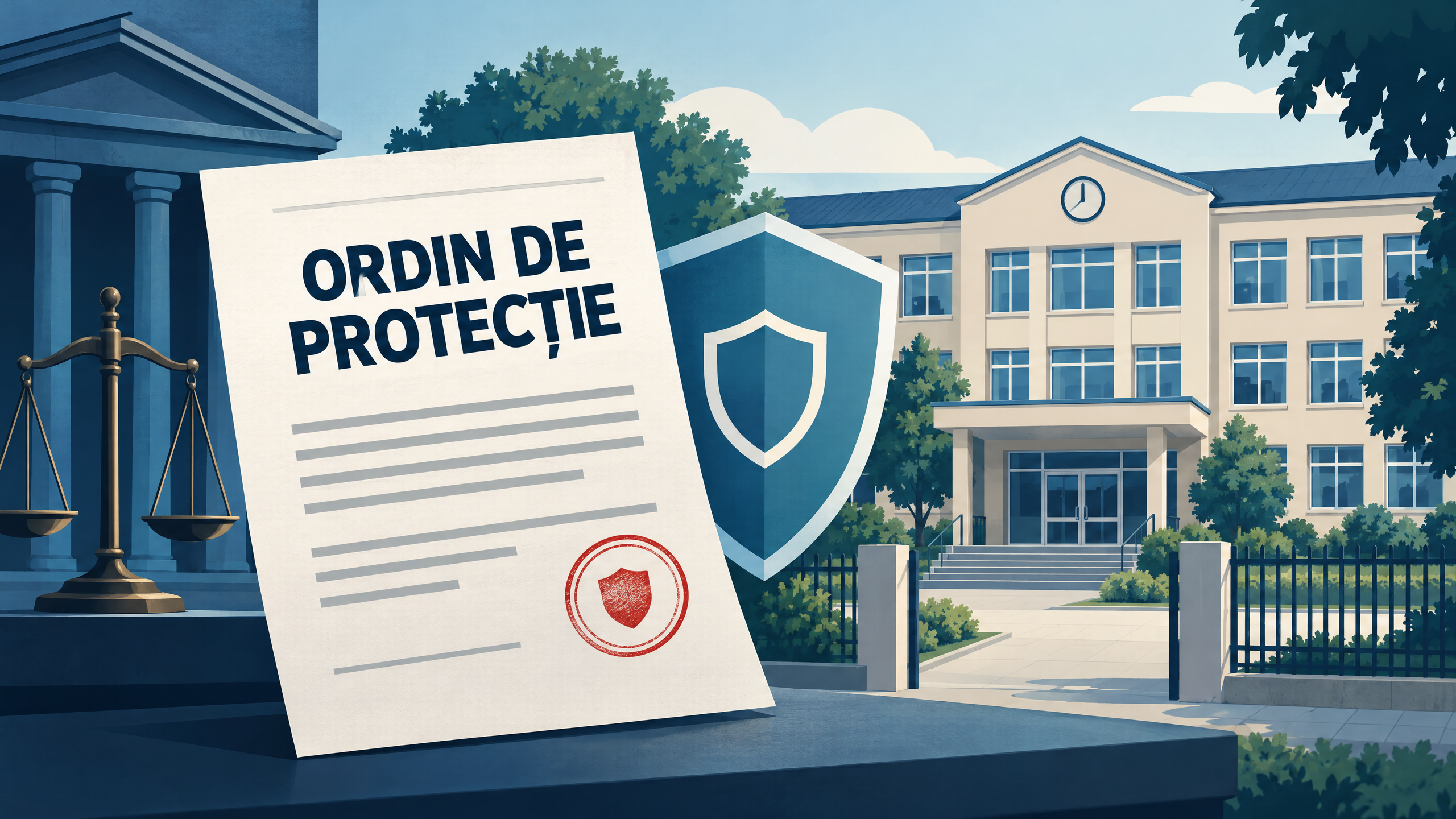 ilustratie ordin de protectie scoala