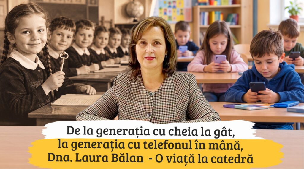 De la generația cu cheia la gât la generația cu telefonul în mână Dna Laura Bălan O viață la catedră